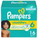Pampers Swaddlers Pañal Desechables Etapa 6 16 Und​