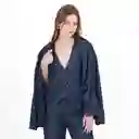 Chaqueta Tipo Denim Azul Talla XS 547185