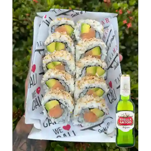 Combo Alaska Roll + Stella Artois 350 ml