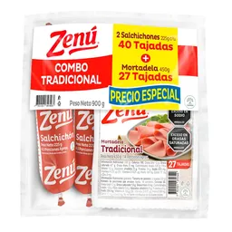 Zenu Salchichon Con Mortadela Tradicional