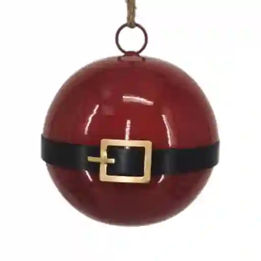 Rodeo Campana Maranelo Rojo Dorado Hierro 16 x 16 cm