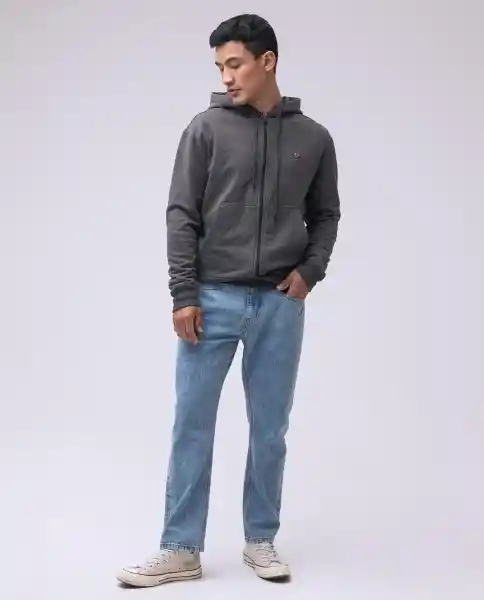  Buzo Hombre Gris Talla L 880D004  AMERICANINO  