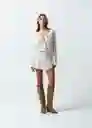 Suéter Tejido Mujer Crudo Marfil Claro M 481G065 Naf Naf