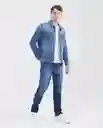 Chaquera Linea Masculino Azul Frances Medio Talla M Chevignon