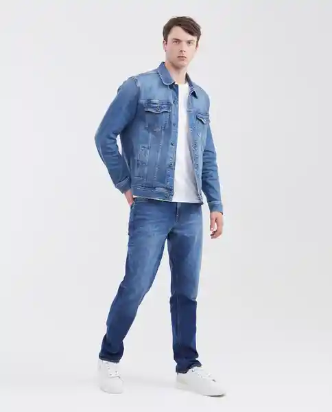 Chaquera Linea Masculino Azul Frances Medio Talla M Chevignon