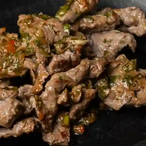 120Gr Trozos de Carne a la Plancha