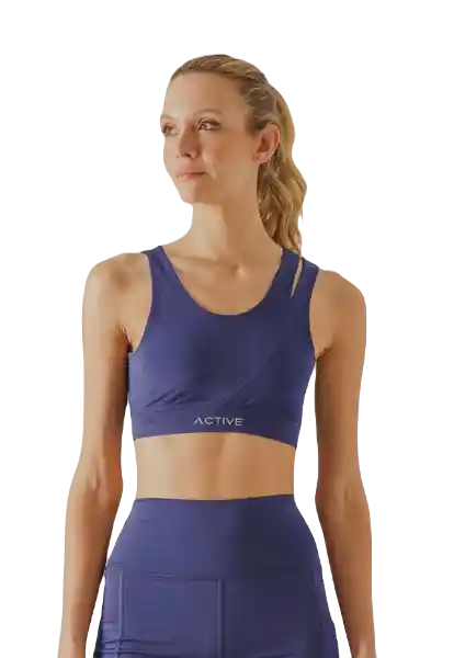 Top Deportivo Azul Talla M