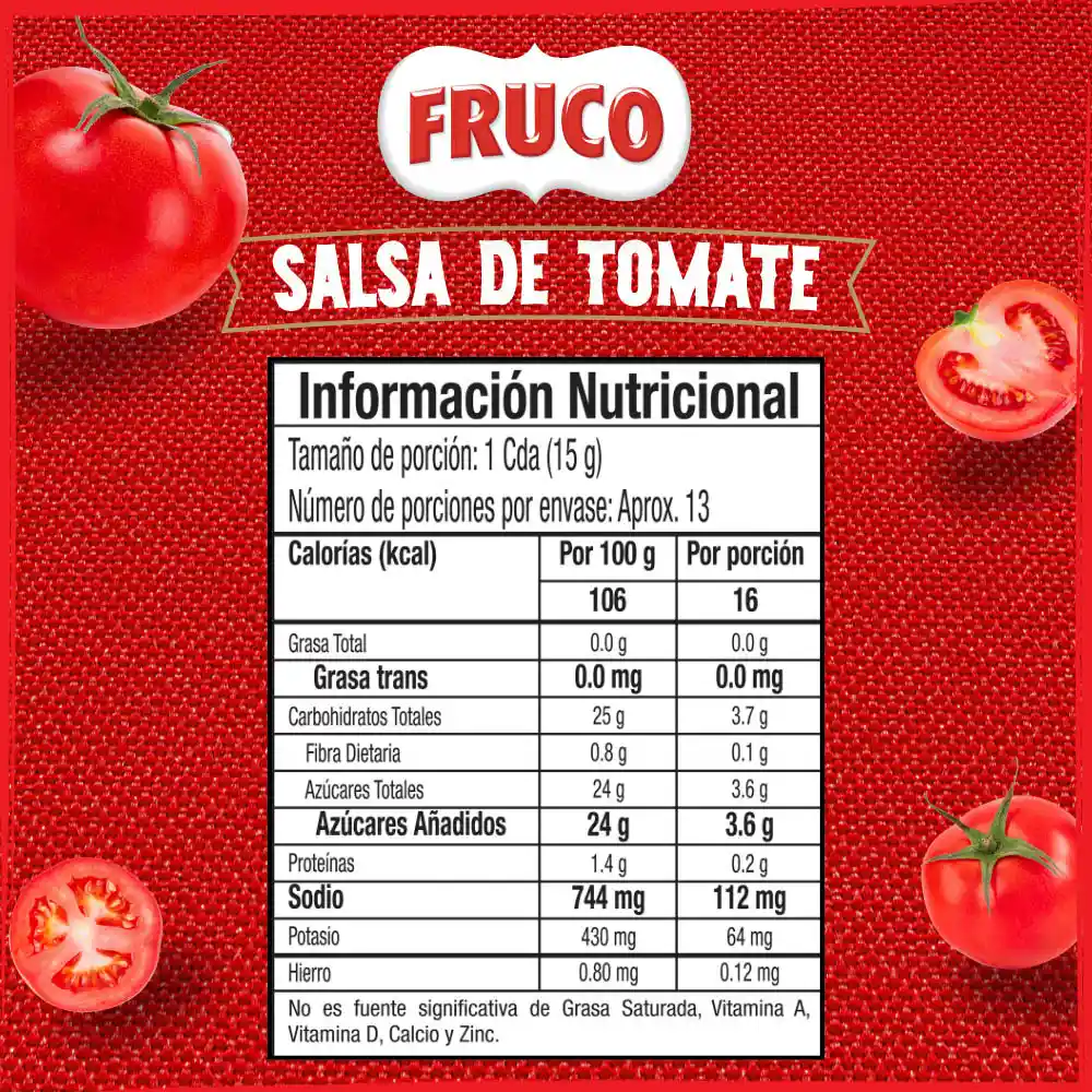 Salsa de Tomate Fruco doypack 190G