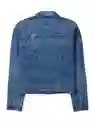 Chaqueta Mujer Azul Talla X-SMALL American Eagle