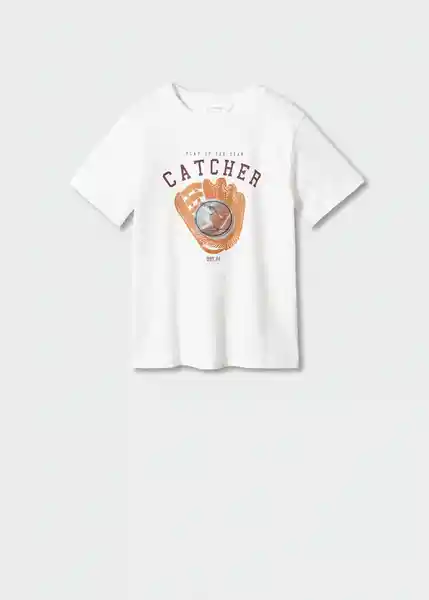 Camiseta Catchmc Offwhite Talla 06 Niños Mango