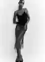 Top Appen Negro Talla L Mujer Mango
