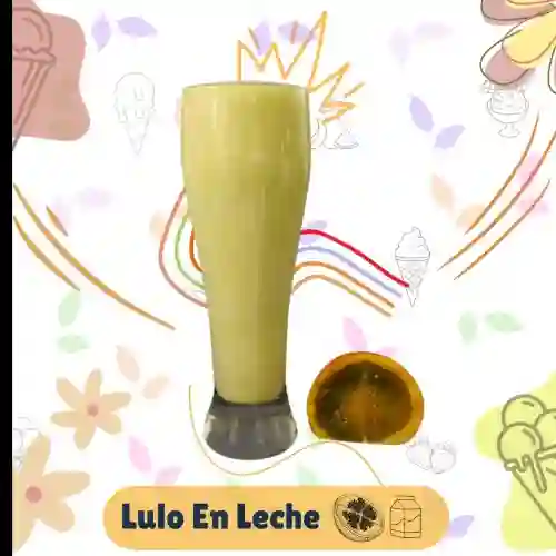 Jugo de Lulo en Leche