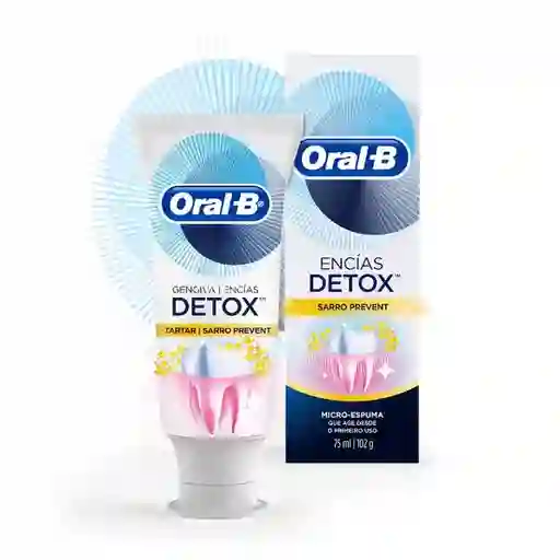 Oral-B Pasta Dental Encías Detox Sarro Prevent