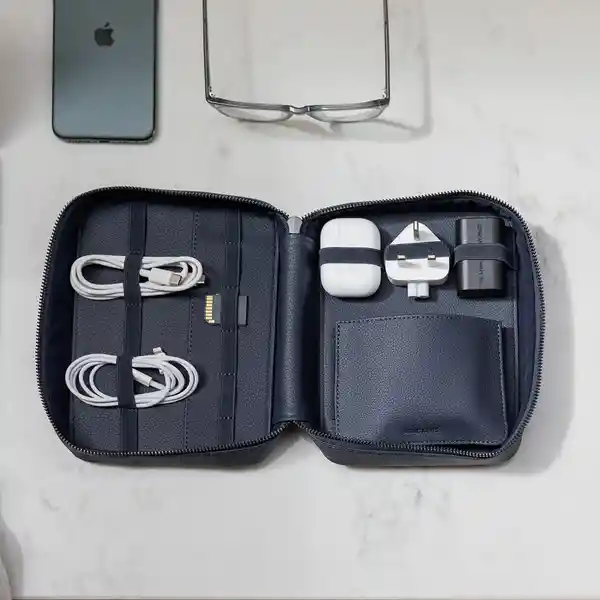 Stackers Organizador de Cables Azul Oscuro