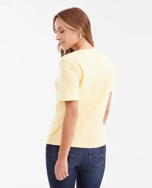 Camiseta Summer Graphic te Amarillo Impala Claro M Chevignon