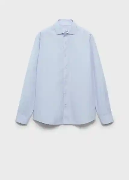 Camisa Donosti Celeste Talla XS  Hombre Mango