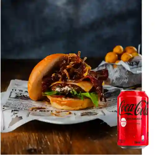 Combo Angus Master Burger R +Cocacola S/az 330ml