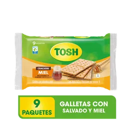 Galleta Tosh Miel Fit Bolsa 12 x 3 x 324 g