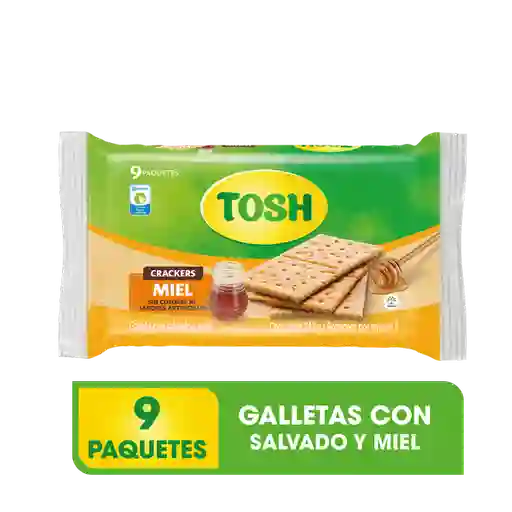 Galleta Tosh Miel Fit Bolsa 12 x 3 x 324 g