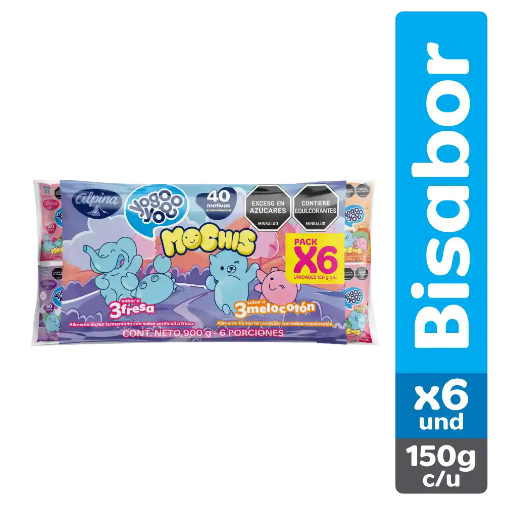 Yogo Yogo Bisabor Bolsa 150g X6 Und