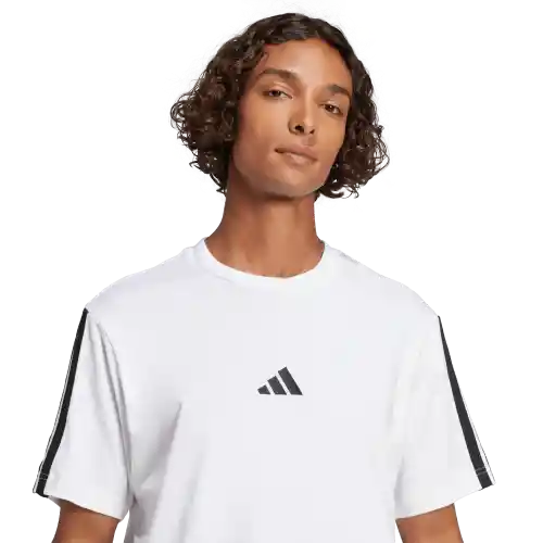 Adidas Camiseta Manga Corta Lifestyle Hombre Blanco Talla M