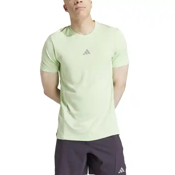 Adidas Camiseta D4T Hr Tee Hombre Verde Talla L Ref: IS3710