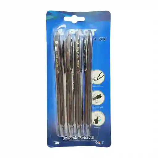 Pilot Bolígrafo Retráctil Bp1 Negro