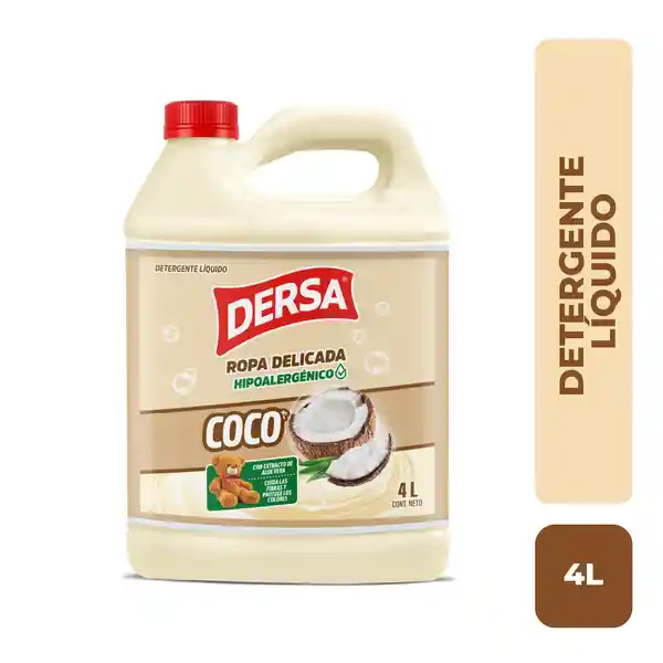 Detergente Liquido Dersa Coco