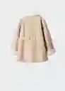 Abrigo Dina5 Arena Talla 10 Niña Mango