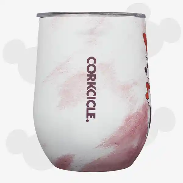 Corkcicle Vaso Stemless Minnie Tie Dye 12 Oz