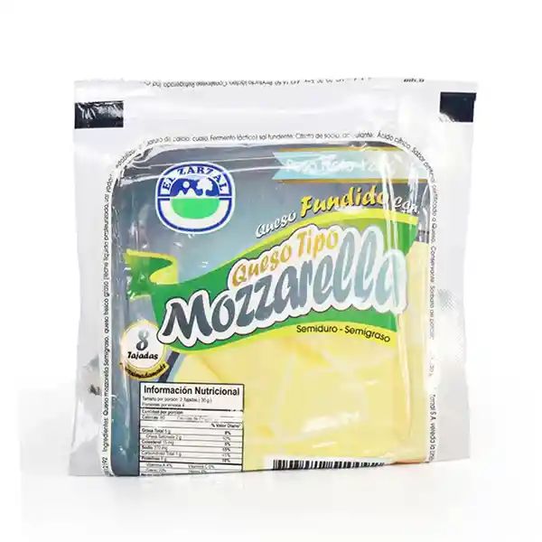 El Zarzal Queso Mozzarela en Tajadas