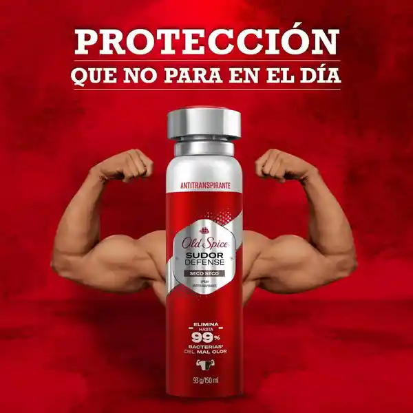 Desodorante Antitranspirante Hombre Old Spice Spray Sudor Defense Seco Seco 93 g Pack 3 Unidades