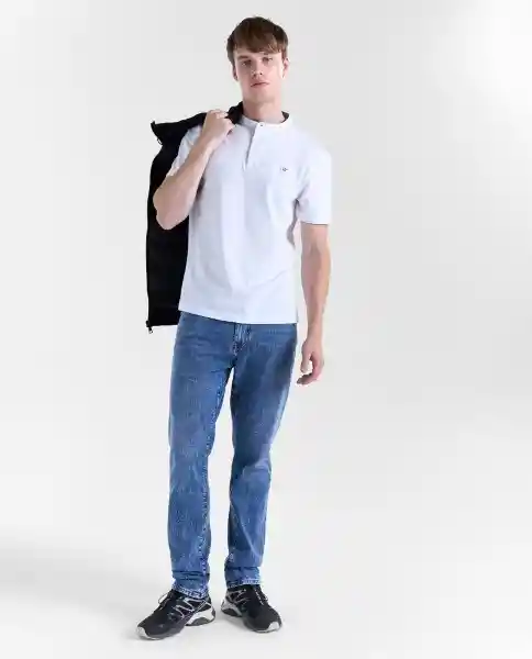 Polo Hombre Blanco Talla L 809G010_BLA110601 Americanino