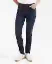 Jean Cosmo Femenino Azul Clásico Oscuro Talla 10 Chevignon
