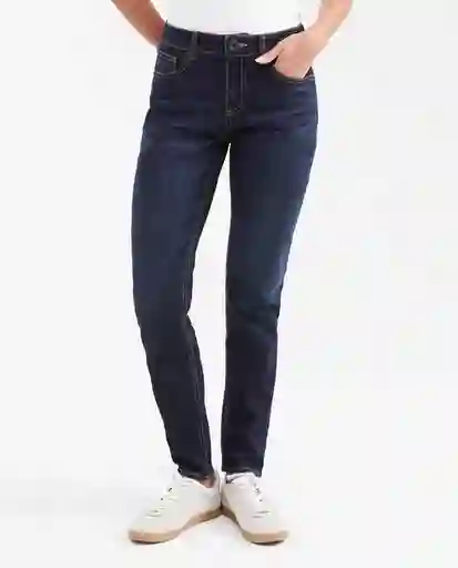 Jean Cosmo Femenino Azul Clásico Oscuro Talla 10 Chevignon