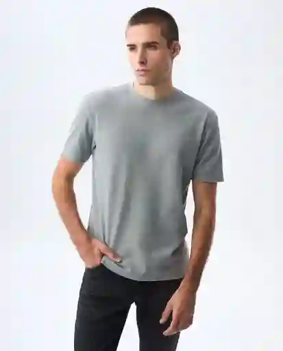 Camiseta Hombre Gris Talla S 841G006_GRI174402 Americanino