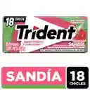 Trident Chicle Sin Azúcar Sandía 30.6 g