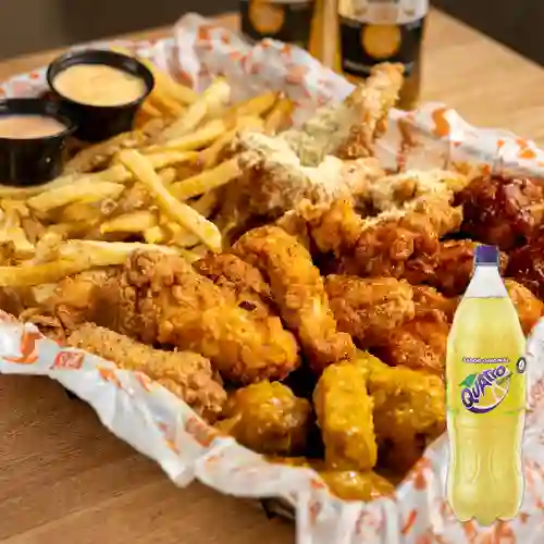 Combo Sabrositas c/ Alitas X24 +Quatro Orig 1.5Lt