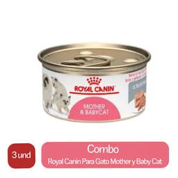 3 x Royal Canin Alimento Humedo Para Gato Mother y Baby Cat