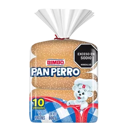 Bimbo Pan Perro Cluster 800 g