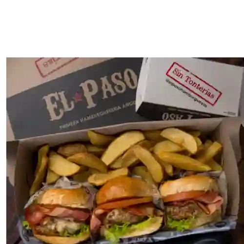 Combo Triburger Cheese Bacon