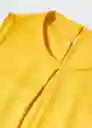 Vestido Linda-A Amarillo Talla S Mujer Mango