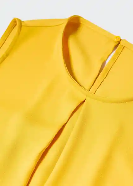 Vestido Linda-A Amarillo Talla S Mujer Mango