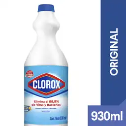 Blanqueador Clorox Original Botella 930 ml