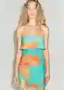 Vestido Siren Verde Talla XS Mujer Mango