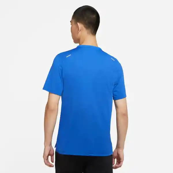 Nike Camiseta M Df Rise 365 Ss Para Hombre Azul Talla M