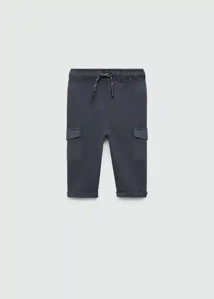 Pantalón Cargob7 Antracita Talla 72 Niños Mango