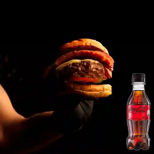 Combo Hamburguesa Chuzca + Coca Cola Sin Azúcar 250ML