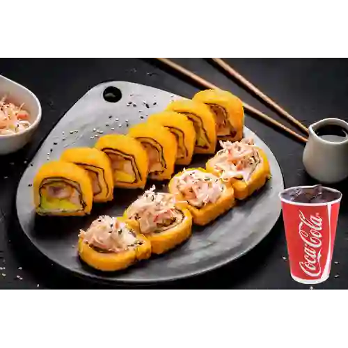 Sushi Caribbean Maki Tempura +Cocacola Org 10 Oz