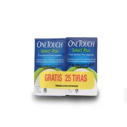 One Touch Kit Tiras Reactivas Select Plus + Tiras